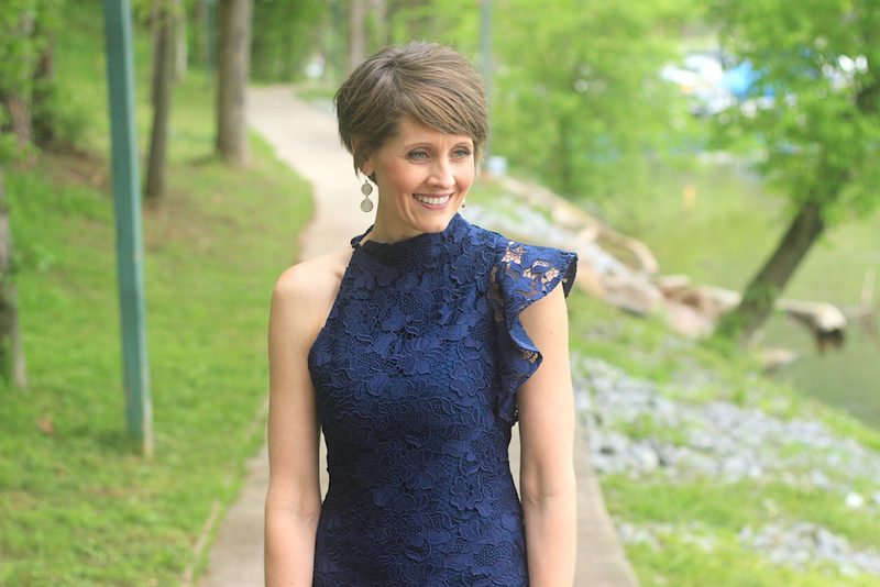 Navy Lace Rental