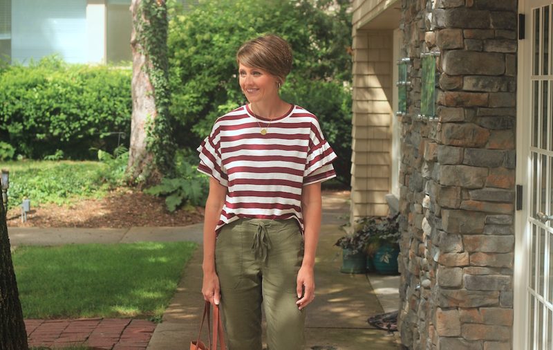 Striped Ruffles