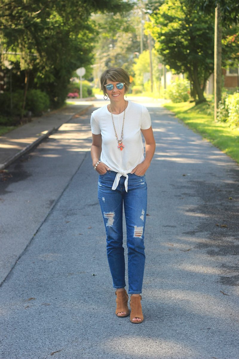 Cotton Tie Tee
