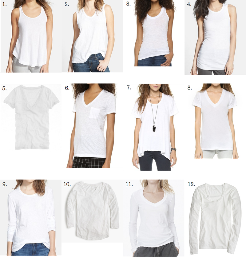 Talking Basics: the white tee