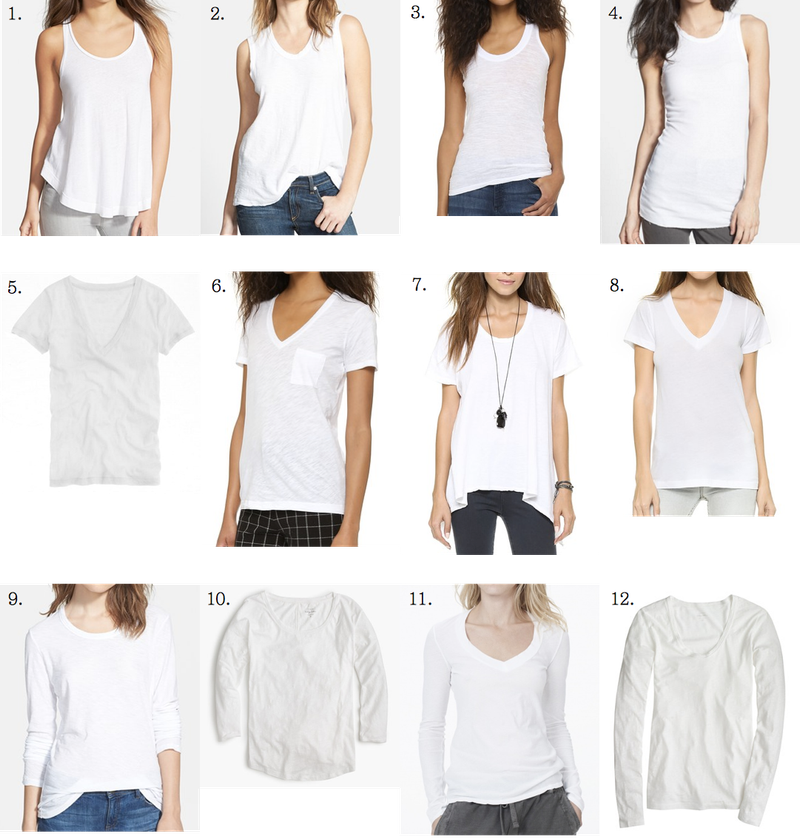Talking Basics: the white tee