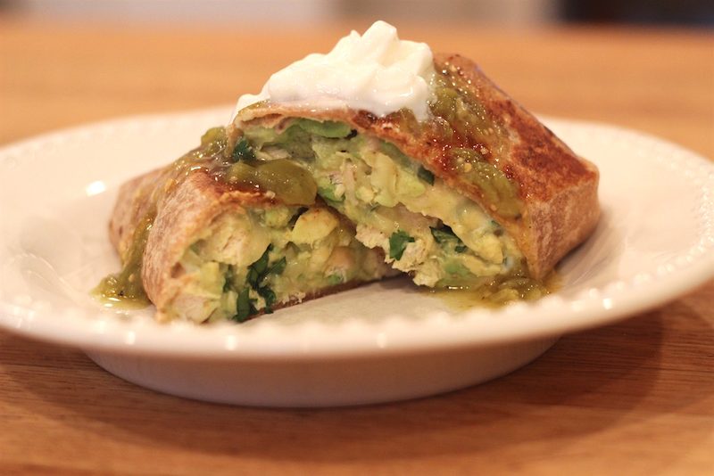 Chicken Avocado Burrito