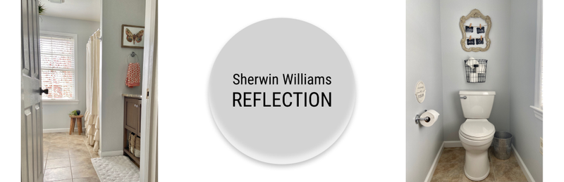 Bathroom Refresh: Sherwin Williams Reflection