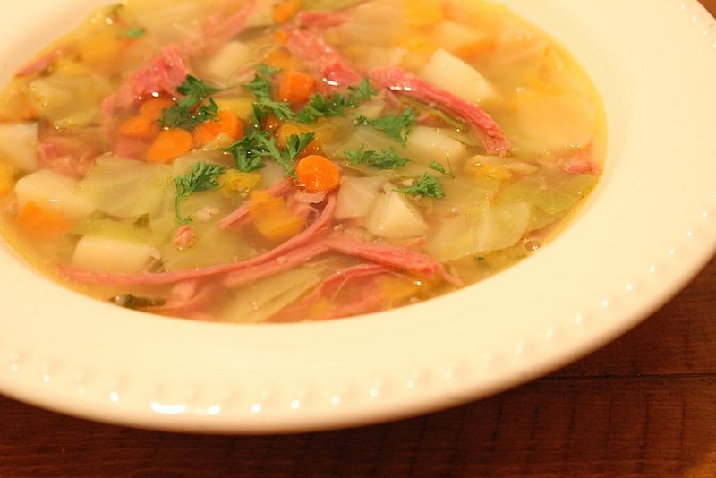 Corned Beef and Cabbage Soup