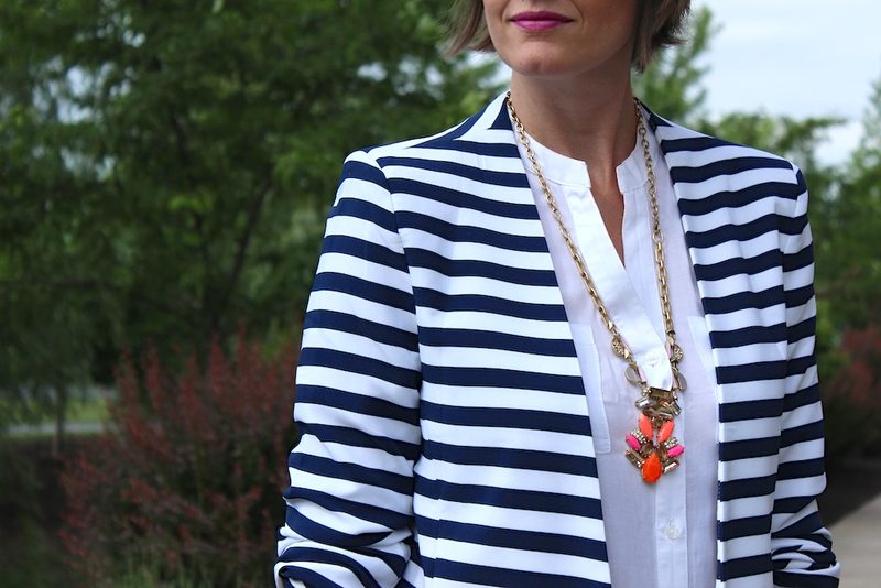 Striped Blazer