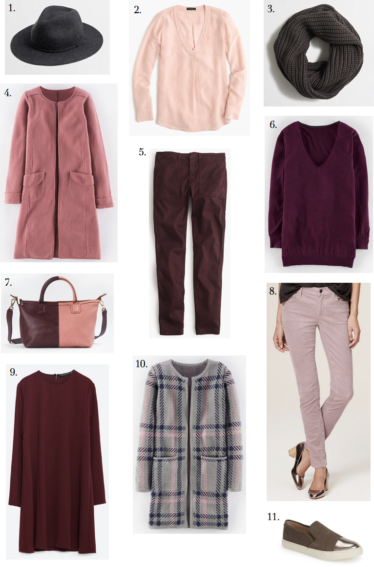 burgundy:pink