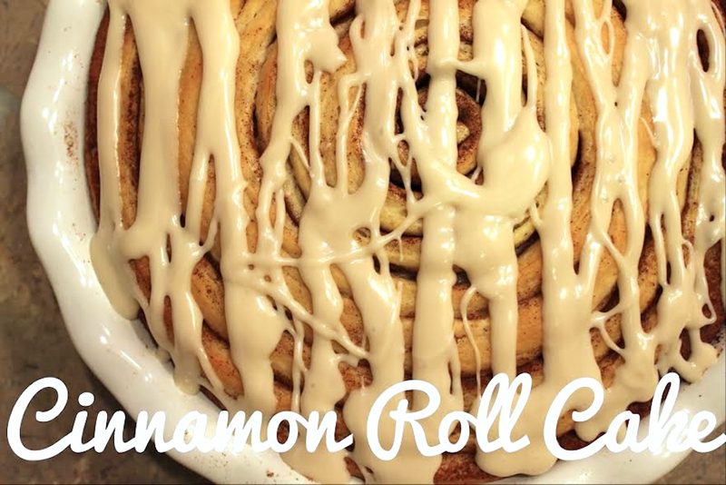 Cinnamon Bun Cake