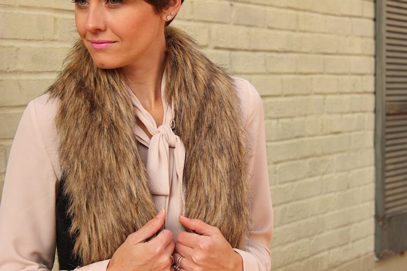 Bow + Fur Detail