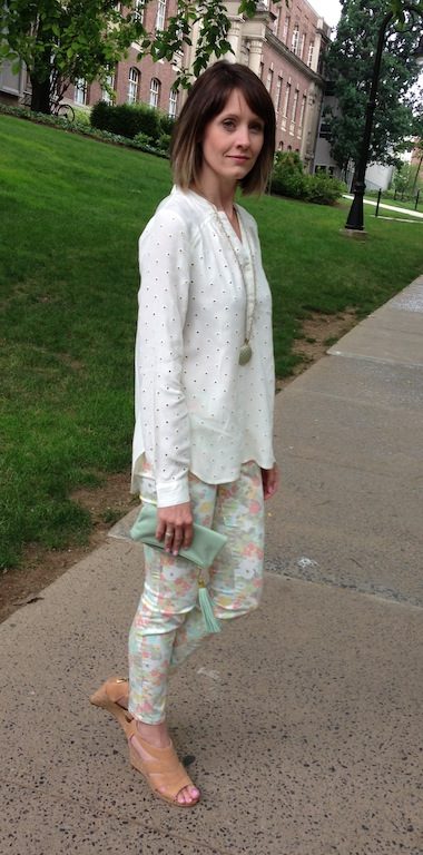 Ombre and Floral Pants