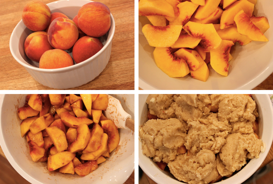 Peach cobbler