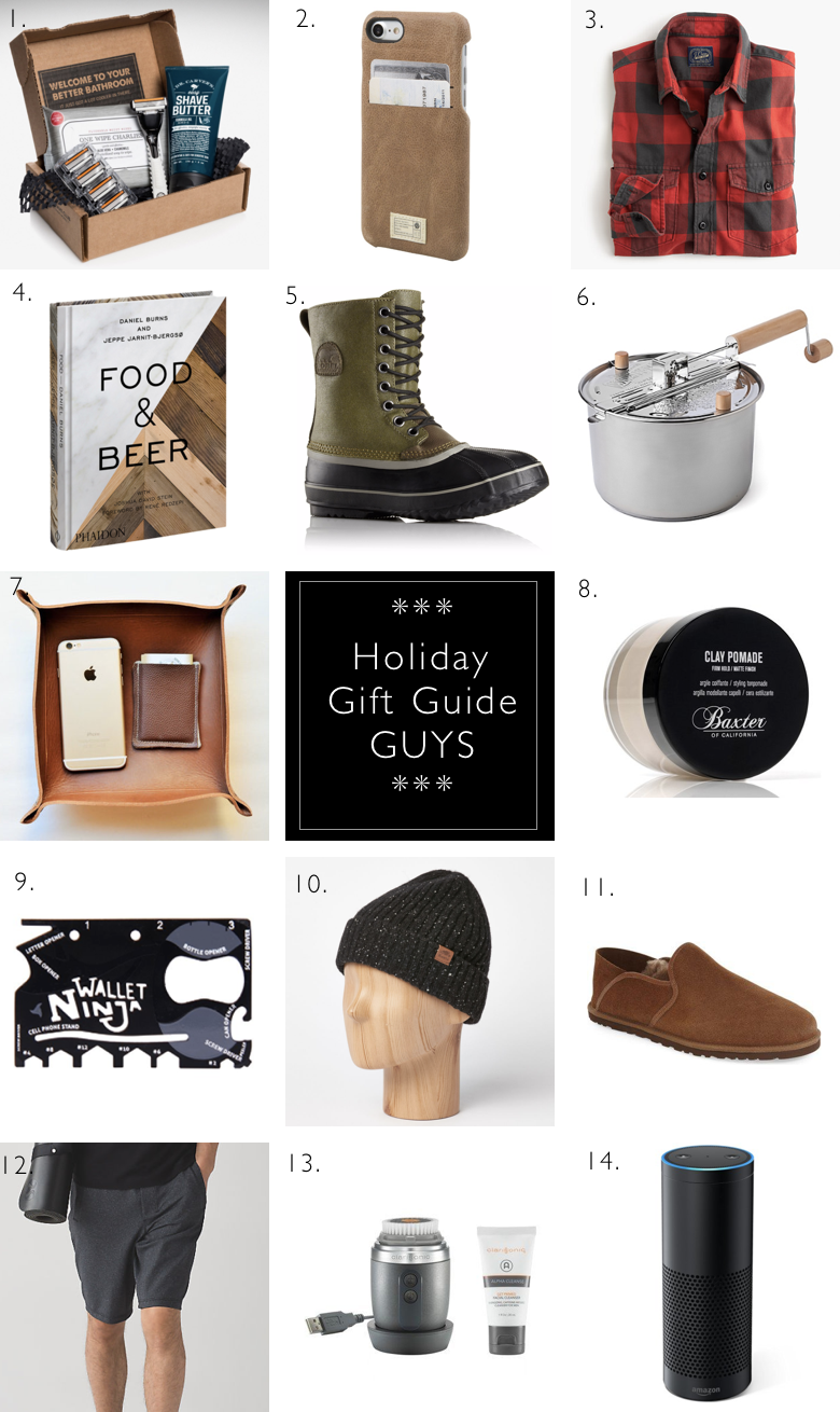 Holiday Gift Guide: Guys