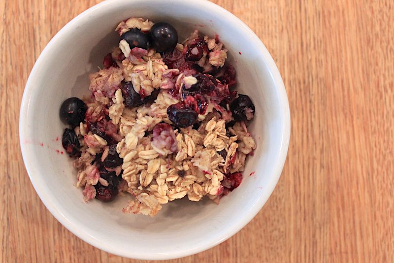Blueberry Banana Baked Oatmeal