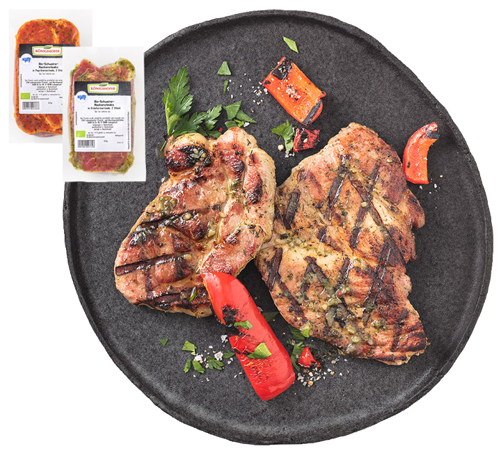 Schweine-Nackensteaks