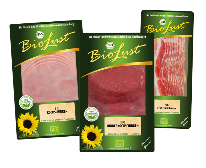 Schinken oder Frühstücksbacon