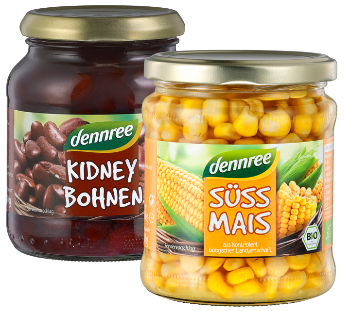 Gemüse im Glas