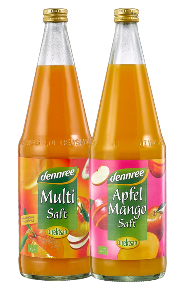 Bio-Frucht- oder -Mischsaft