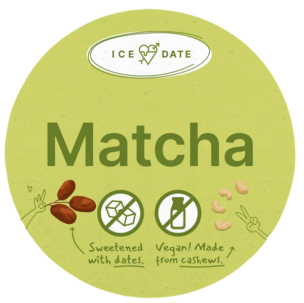 Bio-Matcha-Eis vegan