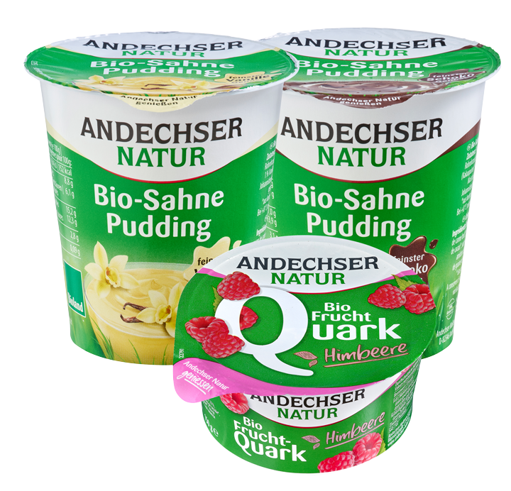 Sahnepudding oder Fruchtquark