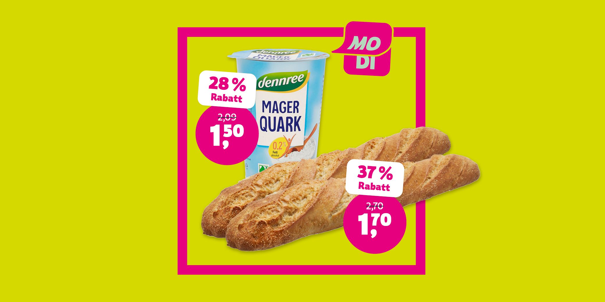 Günstiger Wochenstart 