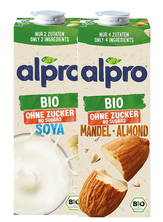 Pflanzendrink ohne Zucker