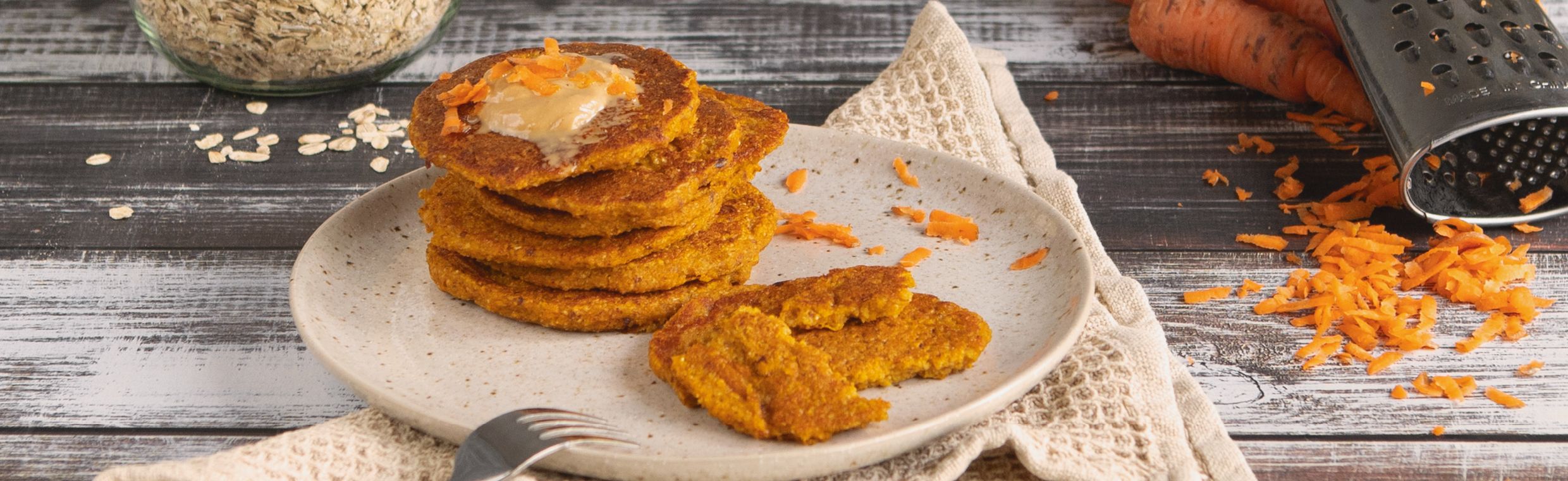 Karottenpancakes