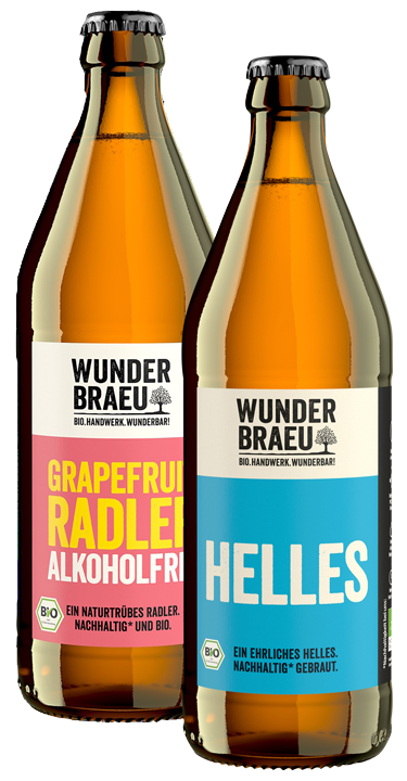 Bier oder Radler-Wunderbräu