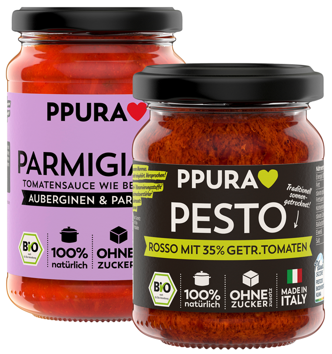 Pestos oder Tomatensaucen