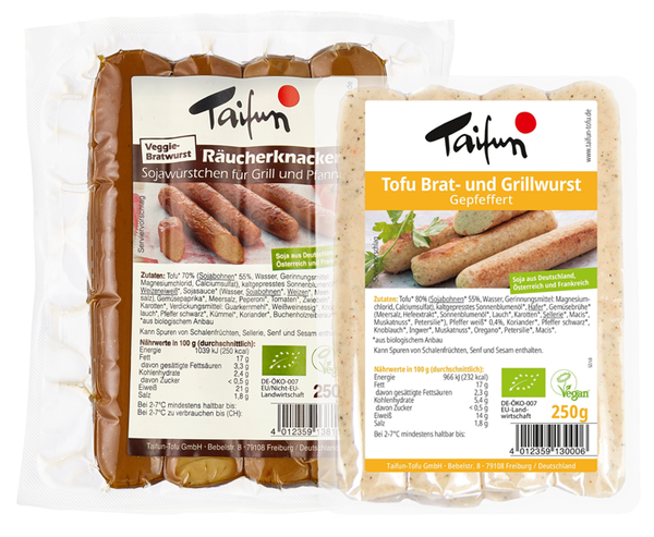 Vegane Bio-Brat- und -Grillwurst