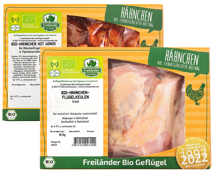 Hähnchenflügelkeulen
