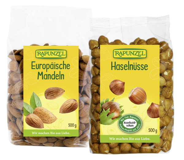 Haselnüsse oder Europäische Mandeln