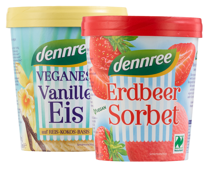 Veganes Eis oder Sorbet