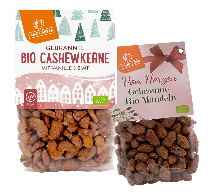Gebrannte Nüsse oder Kerne