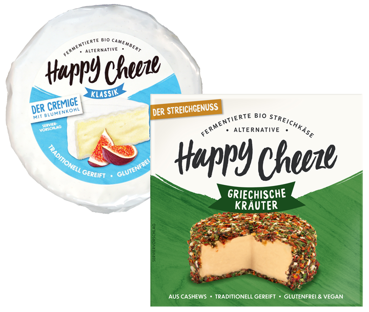 Vegane Camembert-oder Frischkäse alternative