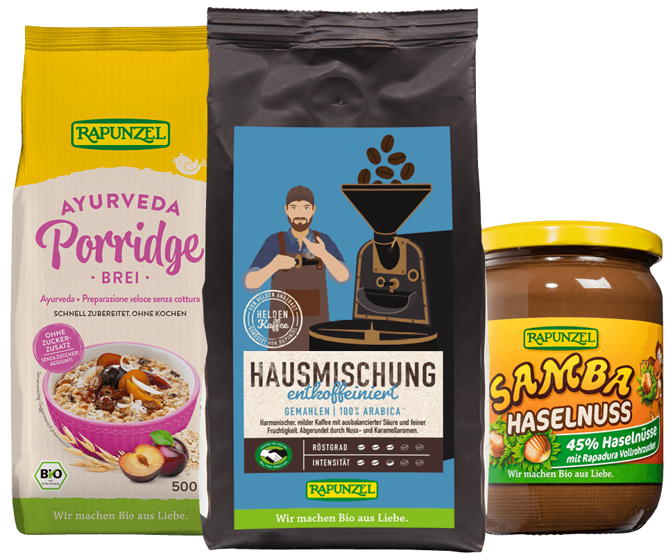 Ab 10 % Rabatt* auf ausgewählte Rapunzel-Produkte