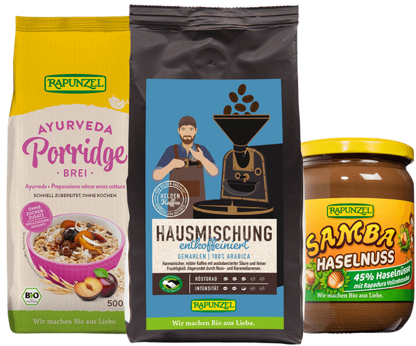 Ab 10 % Rabatt* auf ausgewählte Rapunzel-Produkte