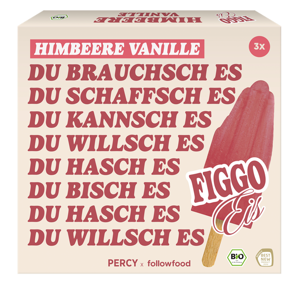 FIGGO"" Multipack Bio-Stieleis Himbeere Vanille