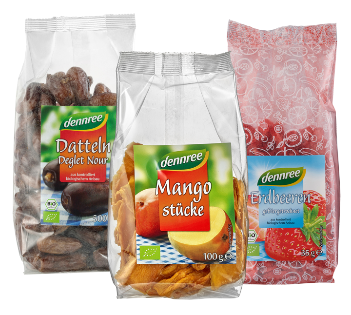 10% Rabatt* auf Trockenfrüchte von dennree