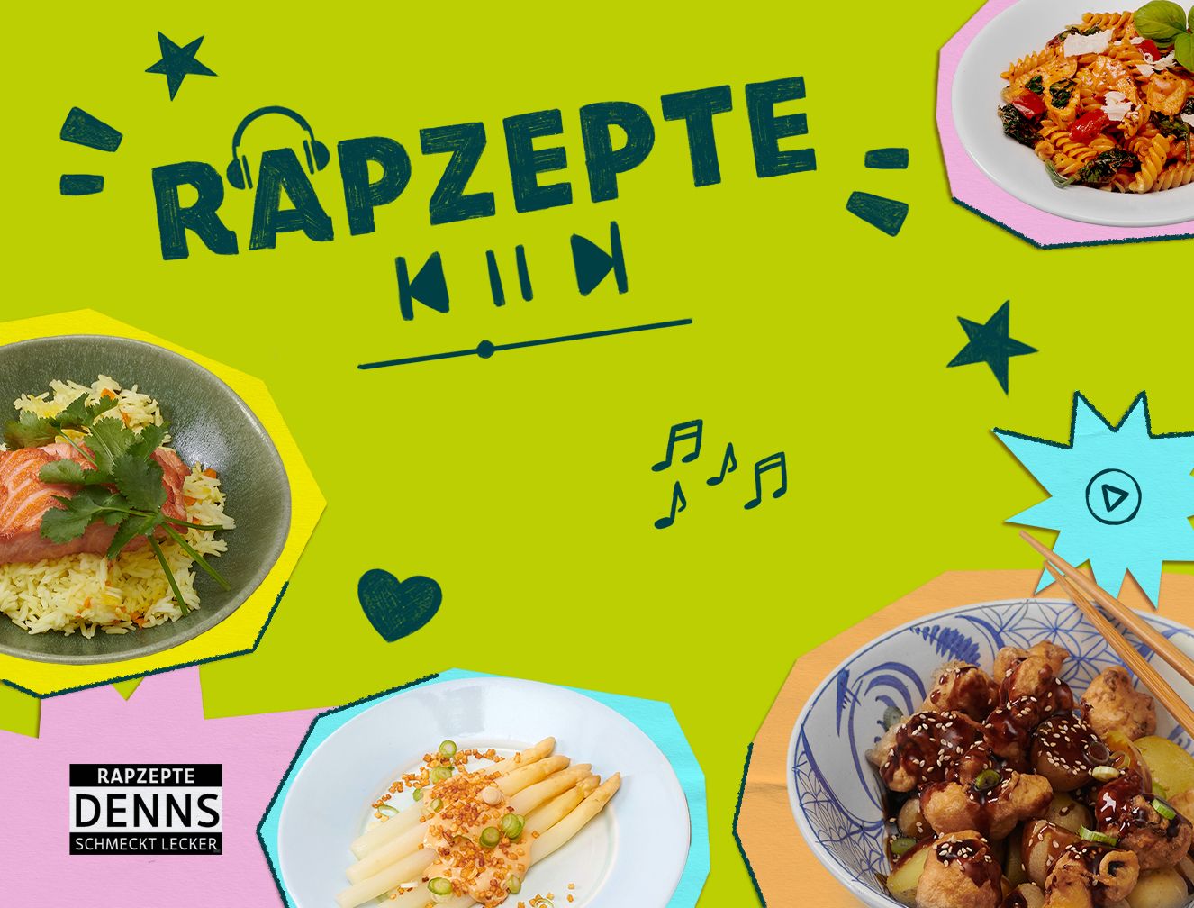 Alle bisherigen Rapzepte