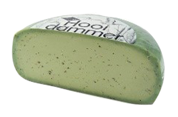 Grüner Pesto-Käse - halber Laib