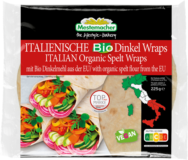 Ital. Bio Dinkel Wraps