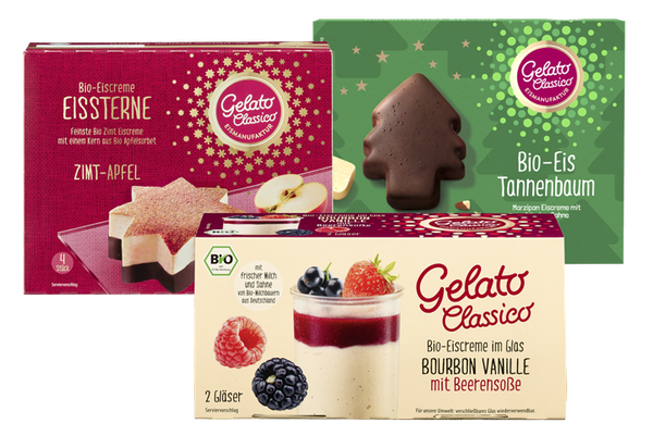 Eissterne, Eisdessert, Tannenbaum