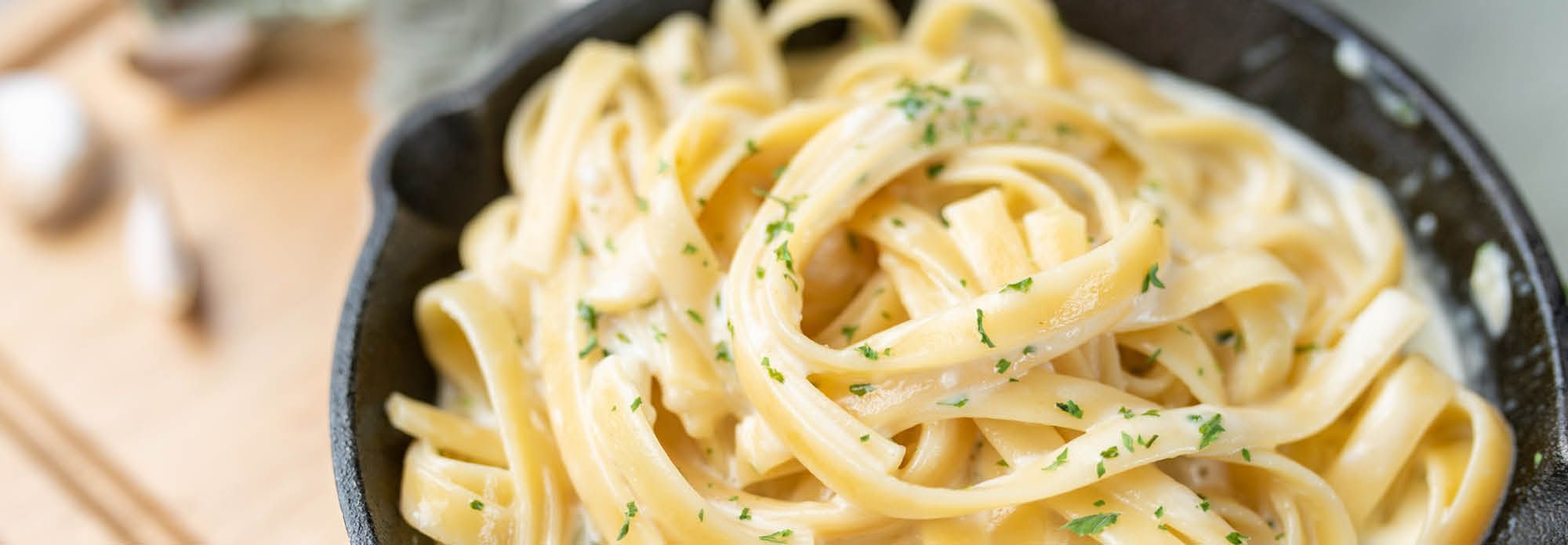 Fettuccine mit Käsesauce