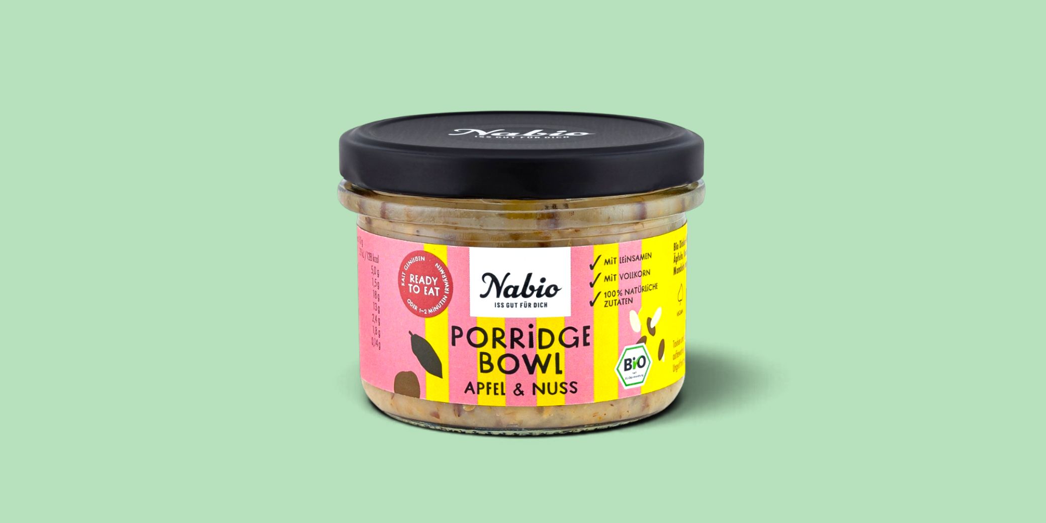 Porridge Bowl Apfel & Nuss