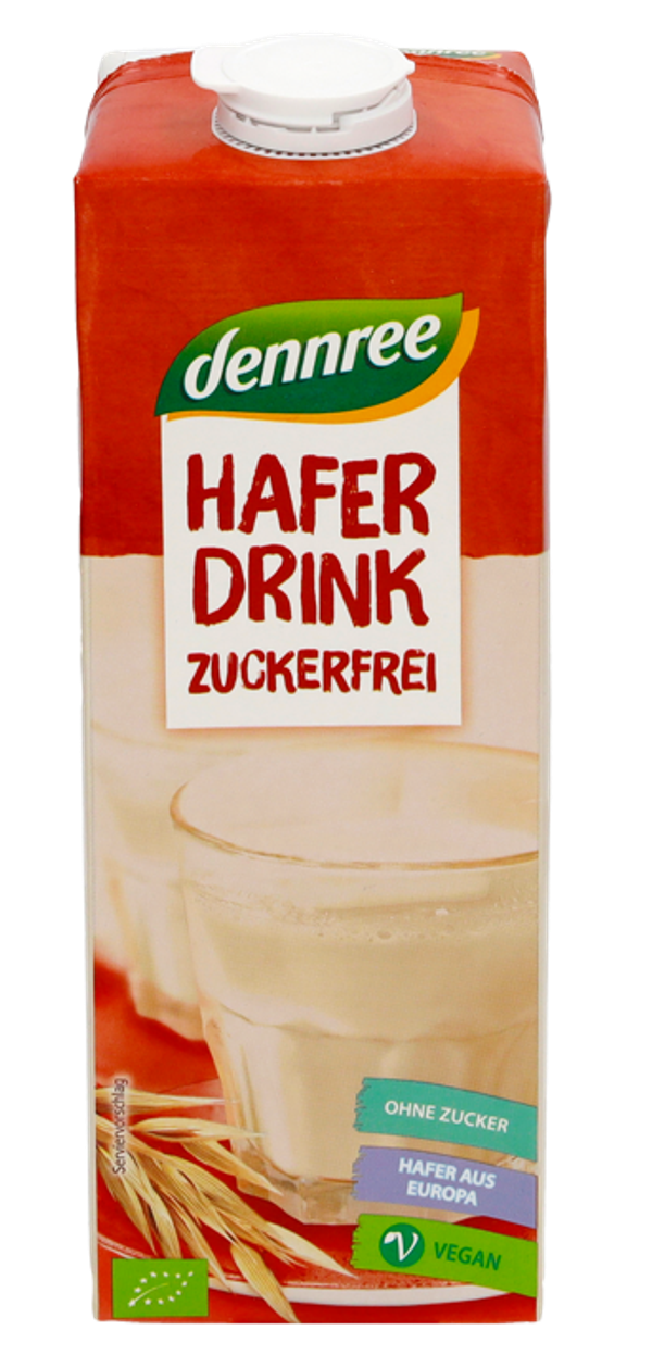 Haferdrink zuckerfrei
