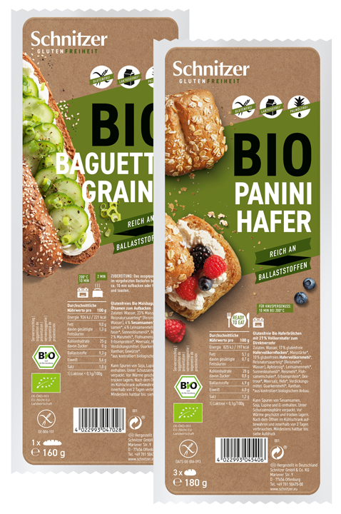 Glutenfreie Backwaren