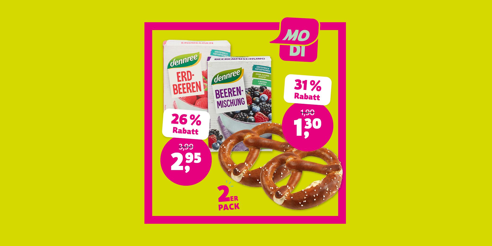 Günstiger Wochenstart