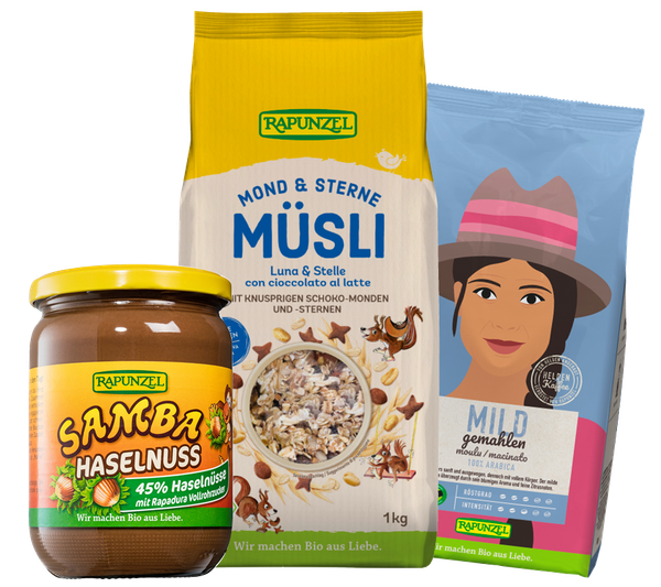 Ab 10 % Rabatt* auf ausgewählte Rapunzel-Produkte