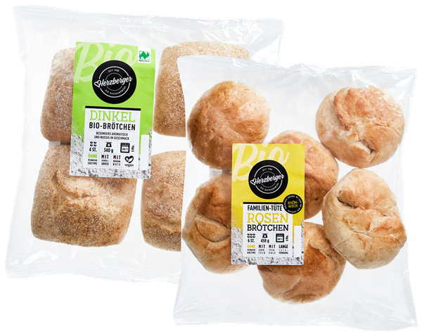 Bio-Aufbackbrötchen
