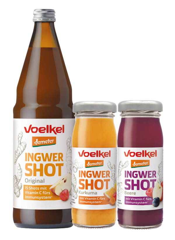 20 % Rabatt* auf ausgewählte Shots von Voelkel**