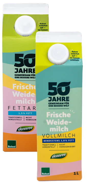 Frische Weidemilch